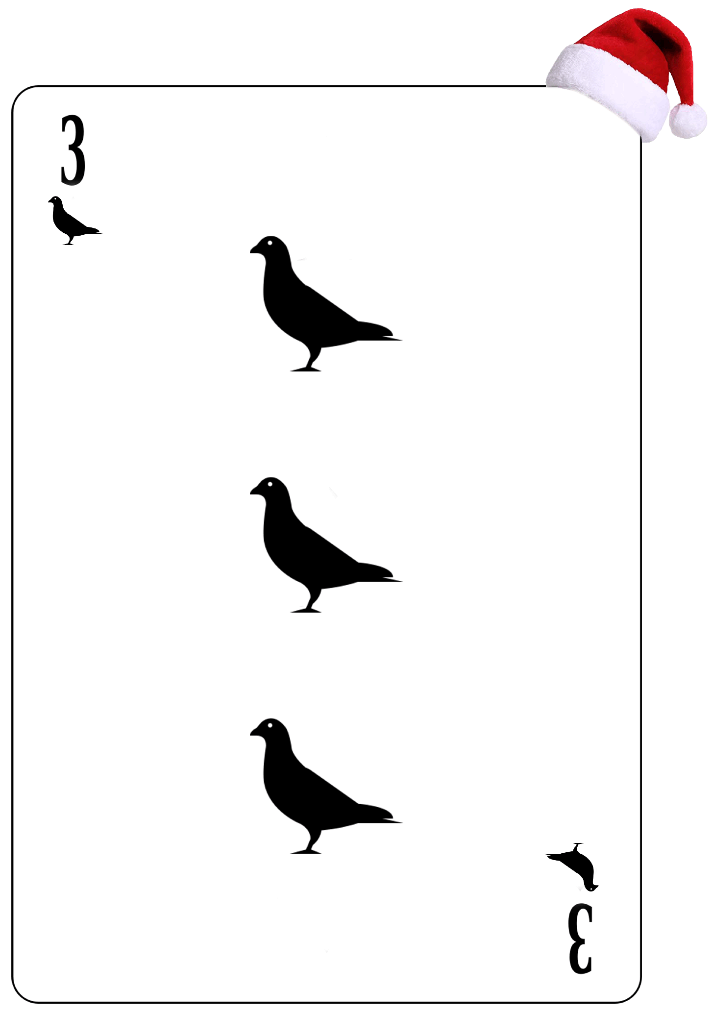 Illustration Pigeon carte